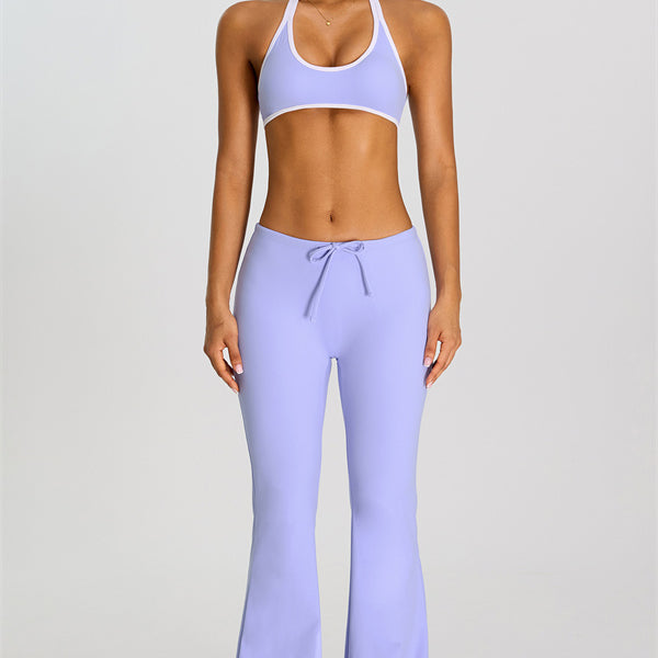 The Mode Sports Bra Flared Leggings 2-Piece Set