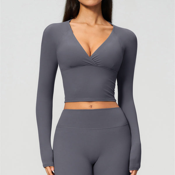 The Lox Long Sleeve Crop top Leggings 2-Piece Set