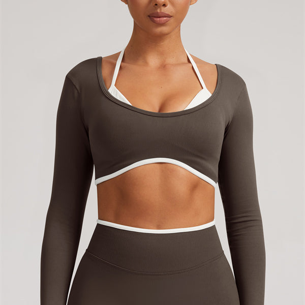 The Elevate Long Sleeve Crop top