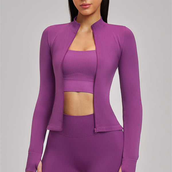 The Vision Jacket Sports Bra Shorts 3-Piece Set