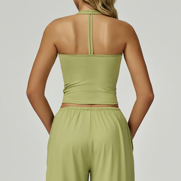 The Sprint Halter Tank Top Sweatpants 2-Piece Set