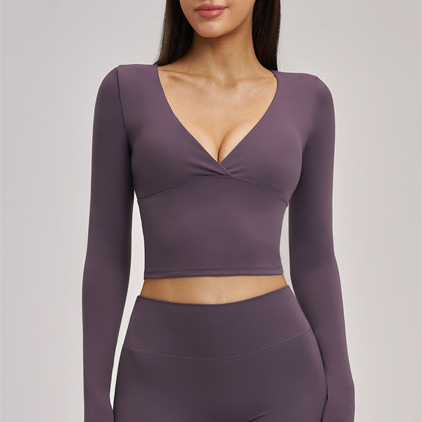 The Swoon Long Sleeve Crop top Shorts 2-Piece Set