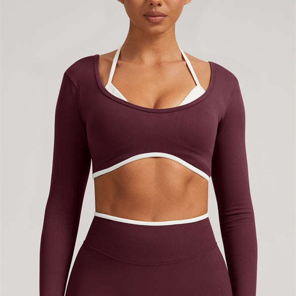 The Elevate Long Sleeve Crop top