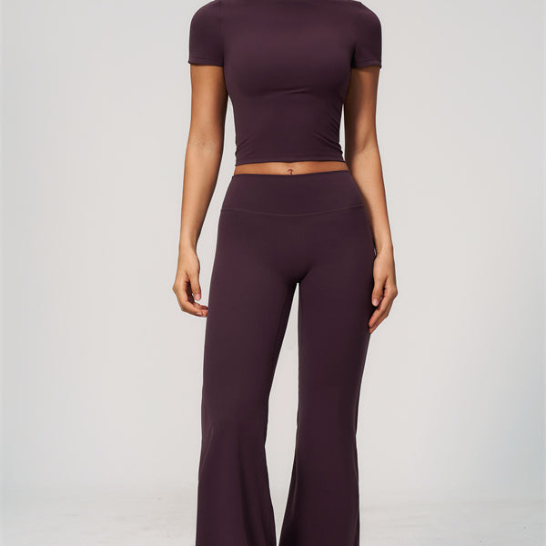 The Zura T-shirt Flared Leggings 2-Piece Set