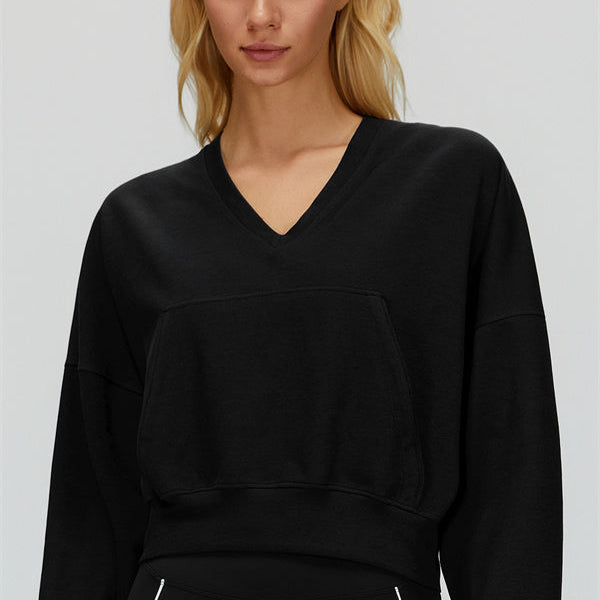 The Whisper V-Neck Hoodie
