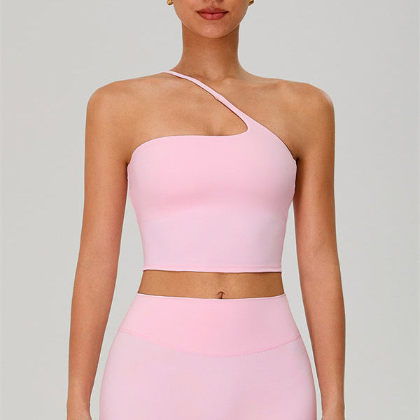 The Jewel One-Shoulder Crop Top Shorts 2-Piece Set