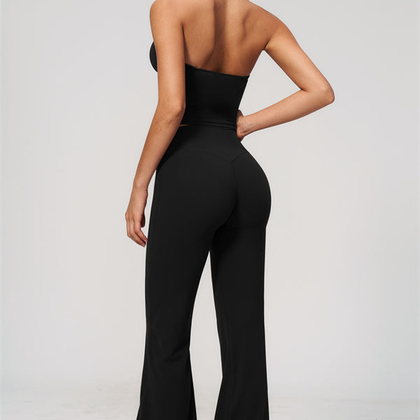The Lox Crop top Flared Leggings 2-Piece Set