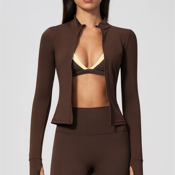 The Seraphine Jacket Sports Bra Leggings 3-Piece Set