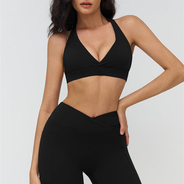 The BoldFit Sports Bra Flared Leggings 2-Piece Set