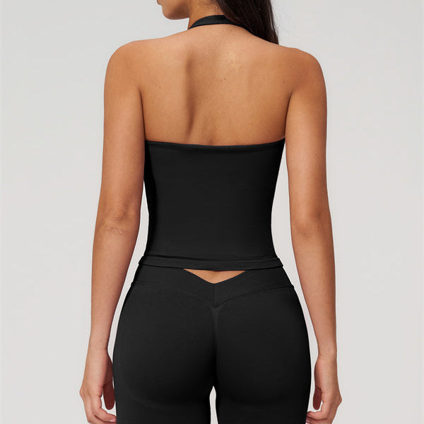 The Empower Halter Crop Top Leggings 2-Piece Set