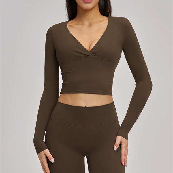The Swoon Long Sleeve Crop top Leggings 2-Piece Set