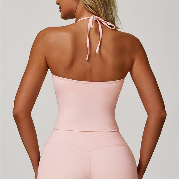 The Surge Halter Crop Top Shorts 2-Piece Set