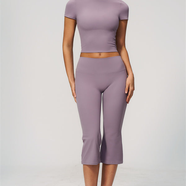 The Zura T-shirt Capri Leggings 2-Piece Set