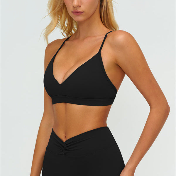The Lushness Y-Back Sports Bra Shorts 2-Piece Set