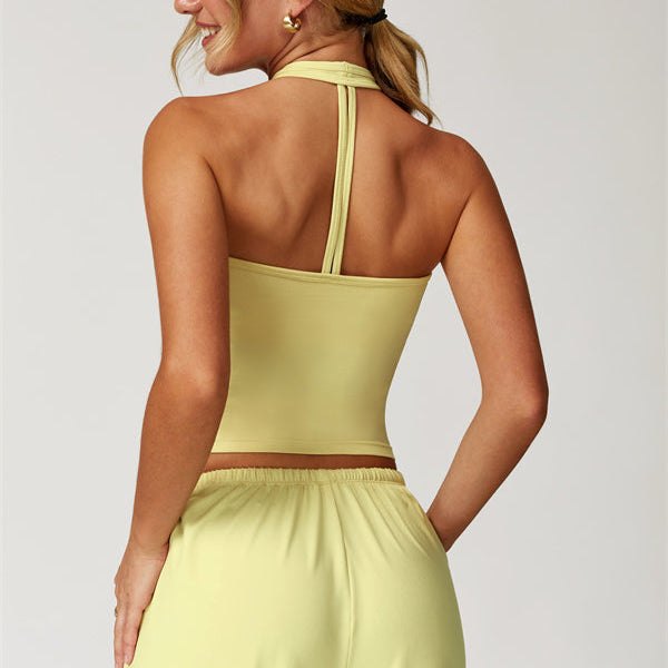 The Sprint Halter Tank Top Sweatpants 2-Piece Set