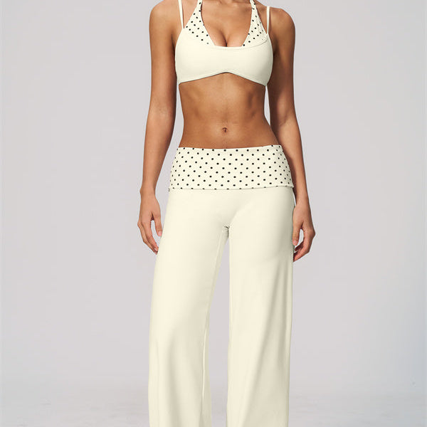 The Enliven Sports Bra Straight Leg Pants 2-Piece Set