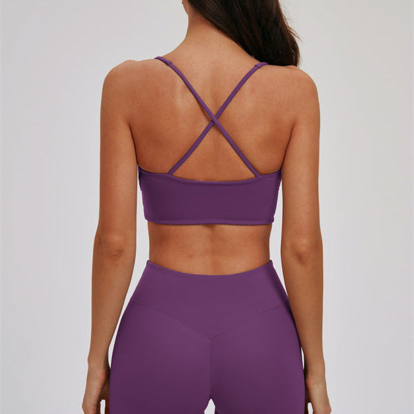 The Kinetic Cross Back Sports Bra Leggings 2-Piece Set