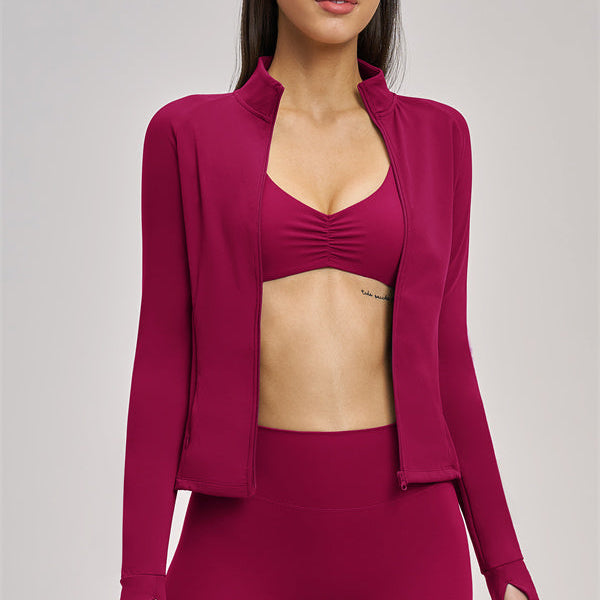 The Swoon Jacket Sports Bra Shorts 3-Piece Set