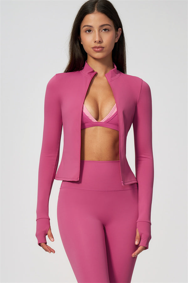 The New Seraphine Jacket Sports Bra Leggings 3-Piece Set