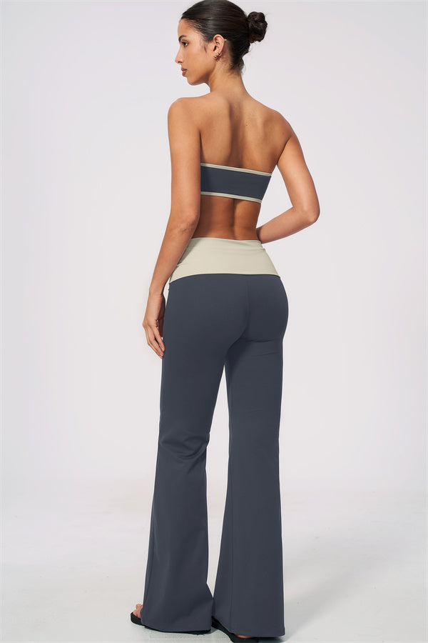 The Heat Sports Bra Flared Leggings 2-Piece Set