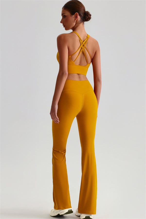 The Brave Sports Bra Flared Leggings 2-Piece Set