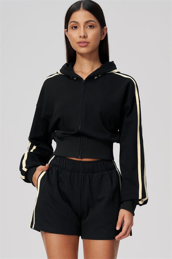 The Tryst Hoodie Shorts 2-Piece Set