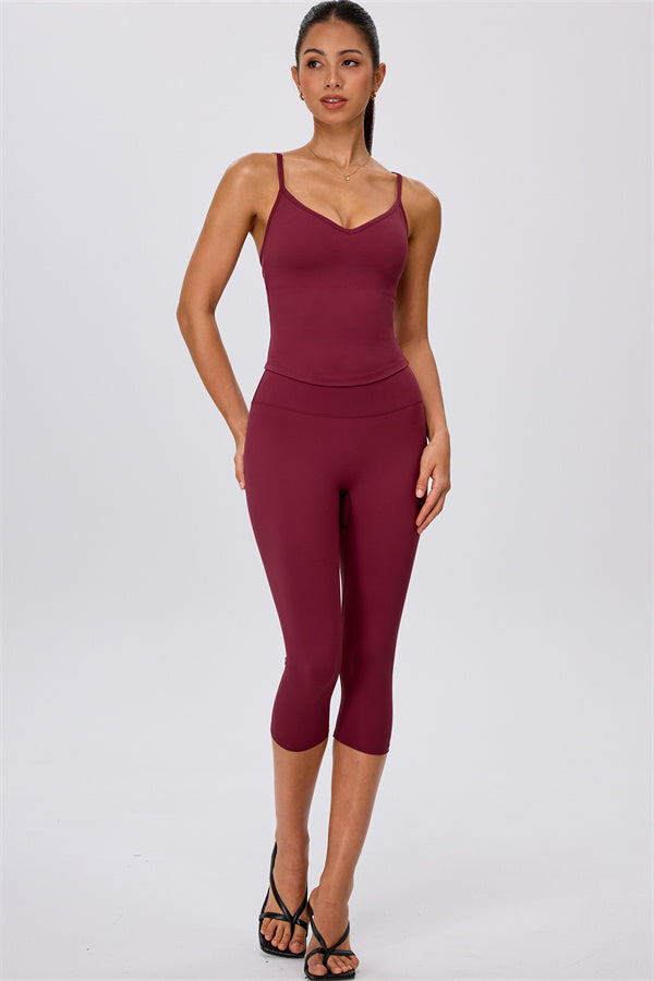 The Energize Tank Top Capri Leggings 2-Piece Set