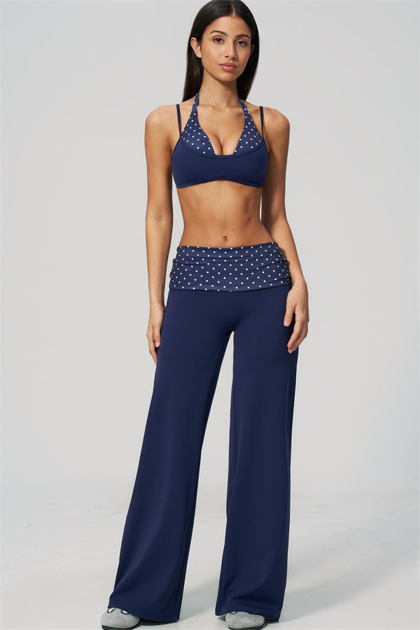 The Enliven Sports Bra Straight Leg Pants 2-Piece Set