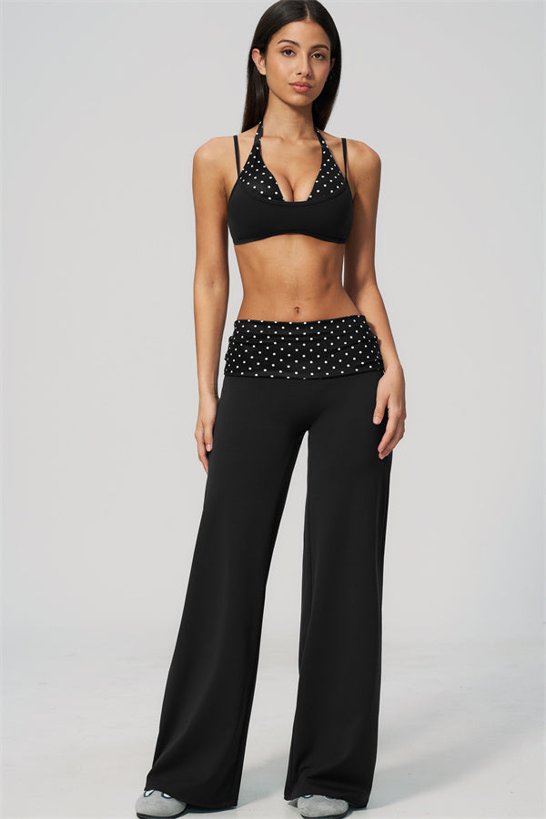 The Enliven Sports Bra Straight Leg Pants 2-Piece Set