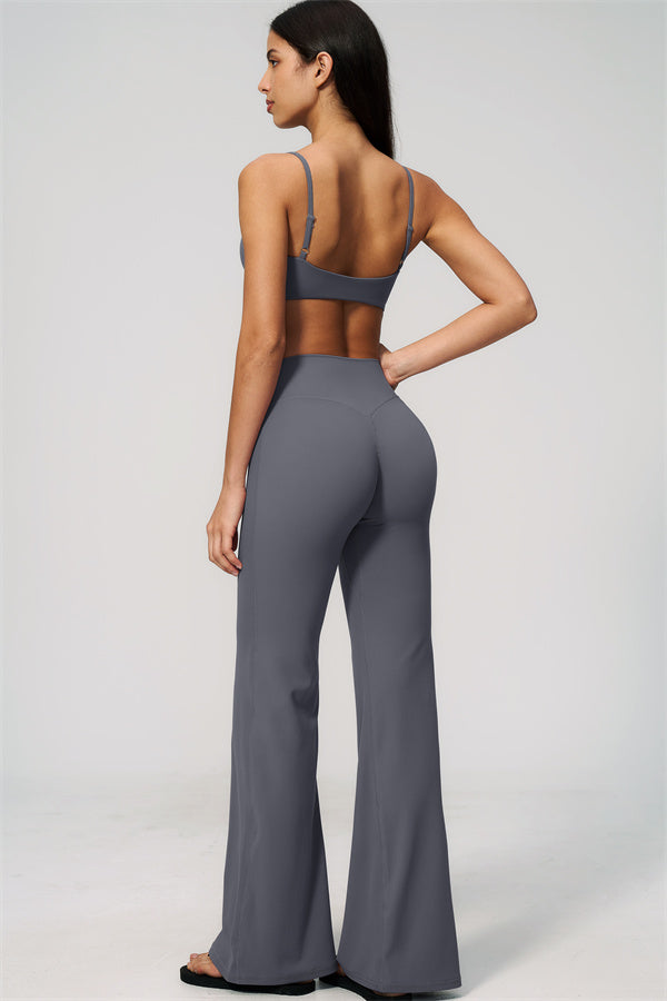 The Zura Sports Bra Flared Leggings 2-Piece Set