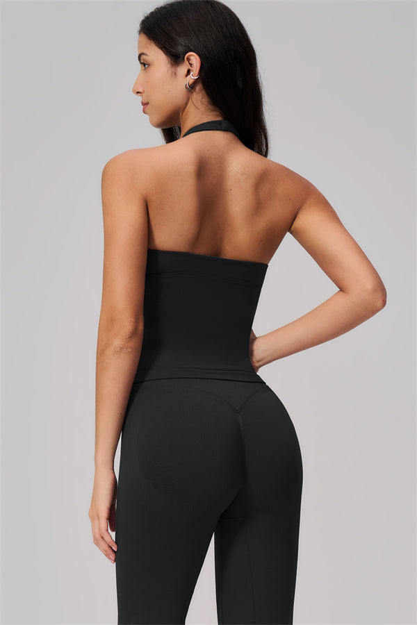 The Align V-Halter Top Flared Leggings 2-Piece Set
