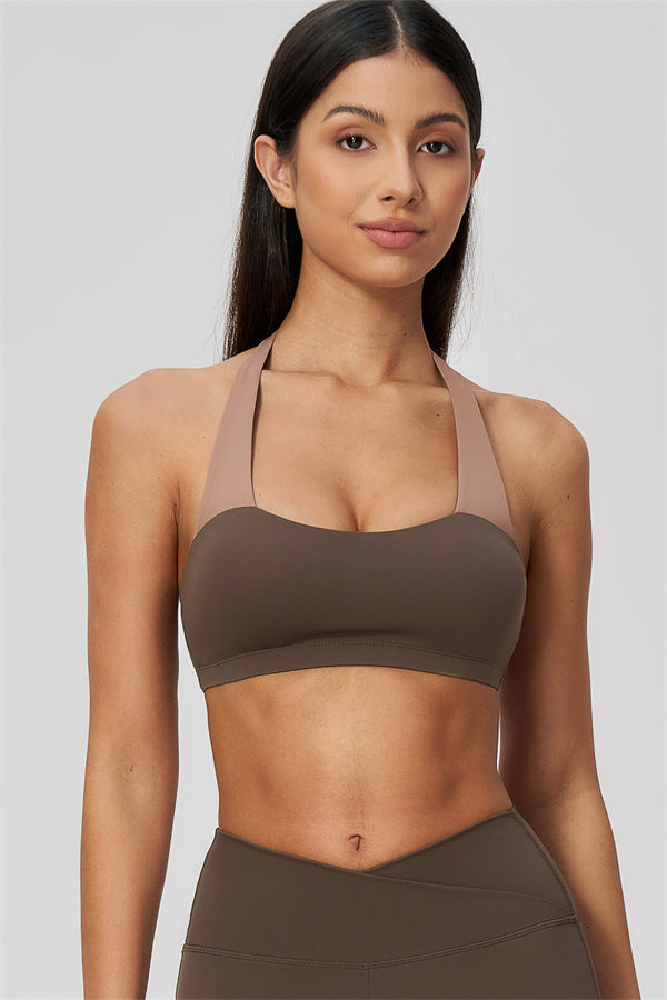 The Soiree Halter Sports Bra