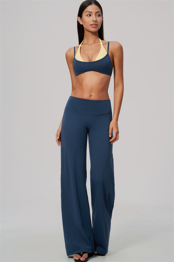 The Cascade Sports Bra Straight Leg Pants 2-Piece Set