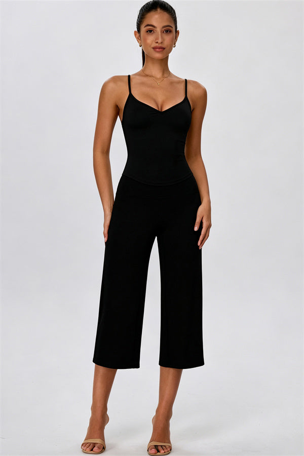 The Energize Tank Top Wide Leg Crop 2-Piece Set