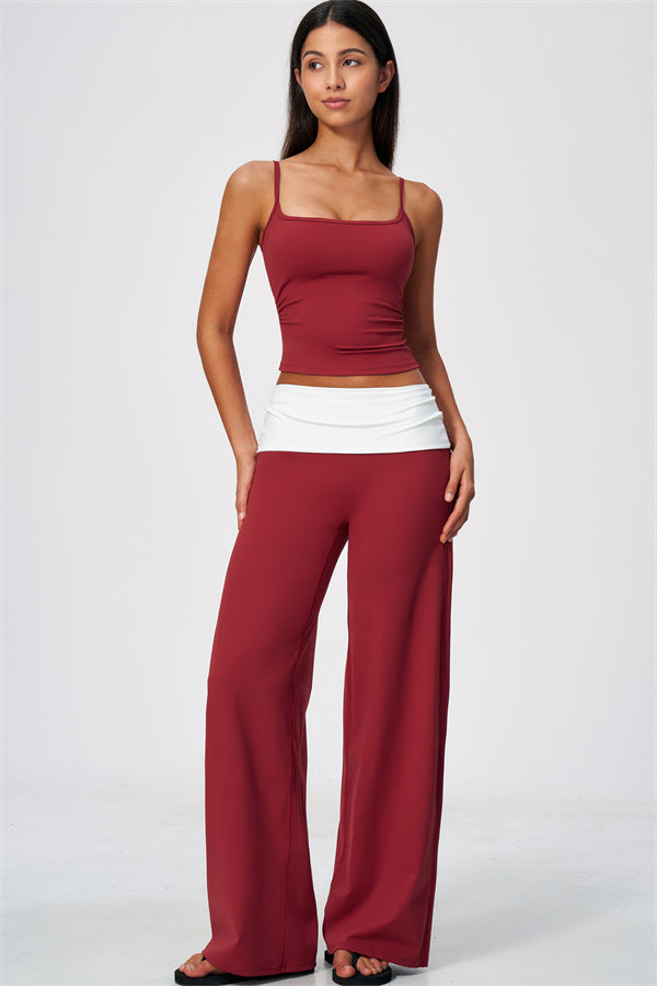 The Joyous Tank Top Straight Leg Pants 2-Piece Set