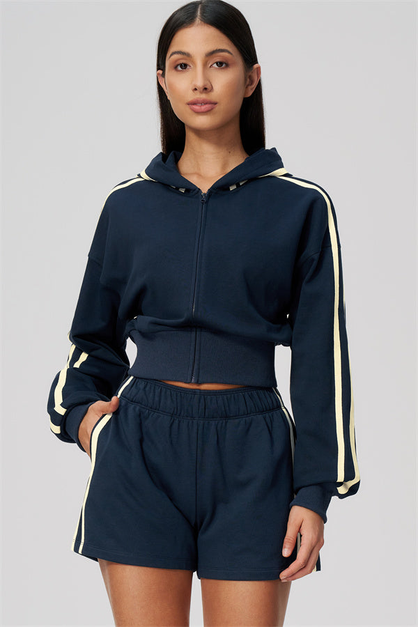 The Tryst Hoodie Shorts 2-Piece Set