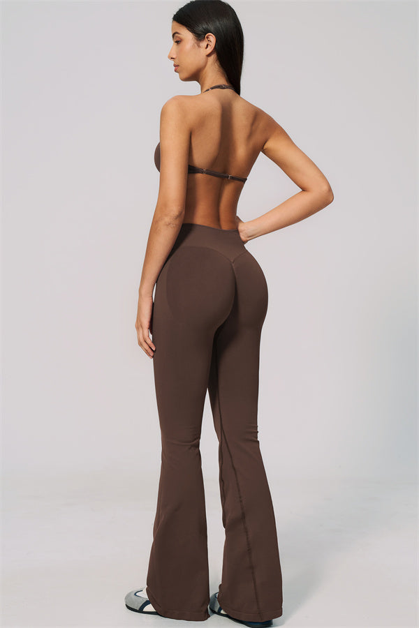The Velvetine Sports Bra Flared Leggings 2-Piece Set