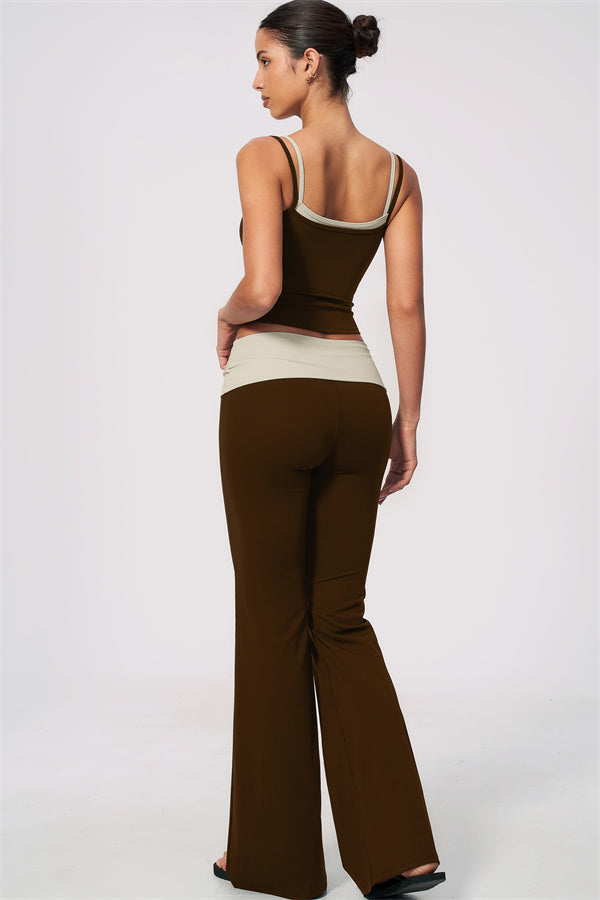 The Heat Tank Top Flared Leggings 2-Piece Set
