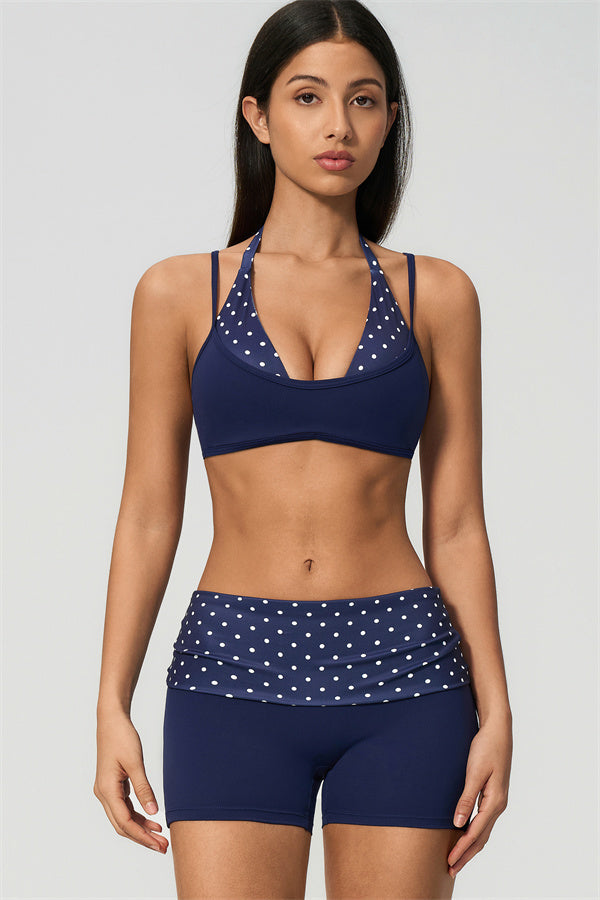 The Enliven Sports Bra Shorts 2-Piece Set
