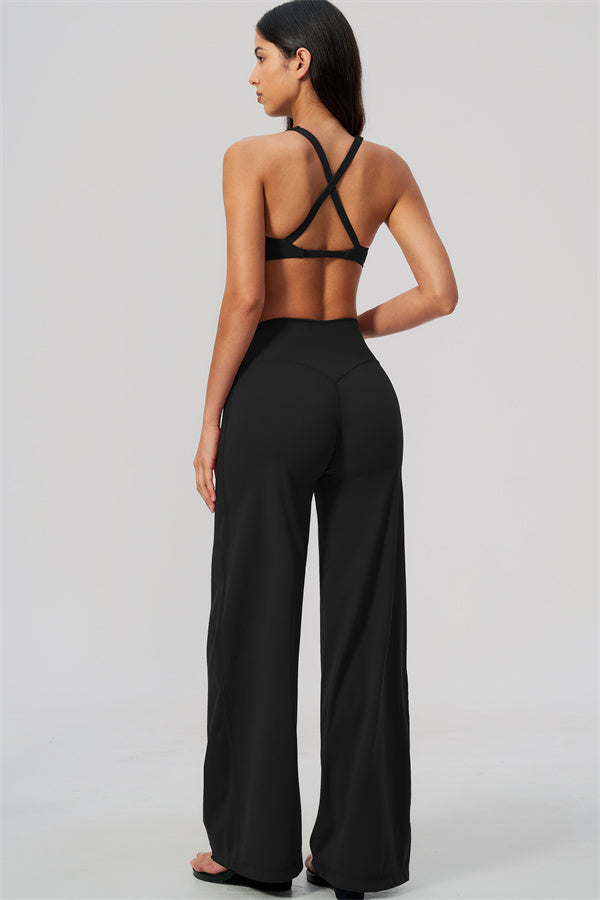 The Twirl Daring Sports Bra Straight Leg Pants 2-Piece Set