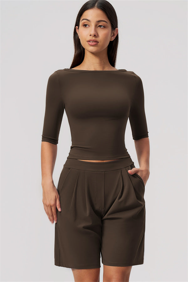 The Flow Motion Half-Sleeve T-Shirt Shorts 2-Piece Set