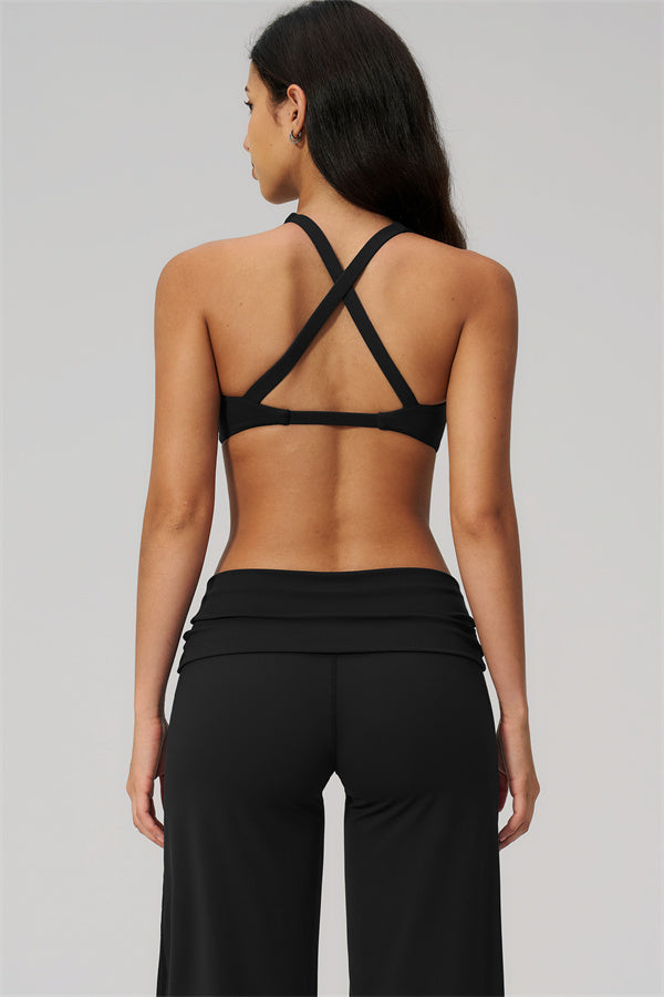 The Daring Sports Bra Straight Leg Pants 2-Piece Set
