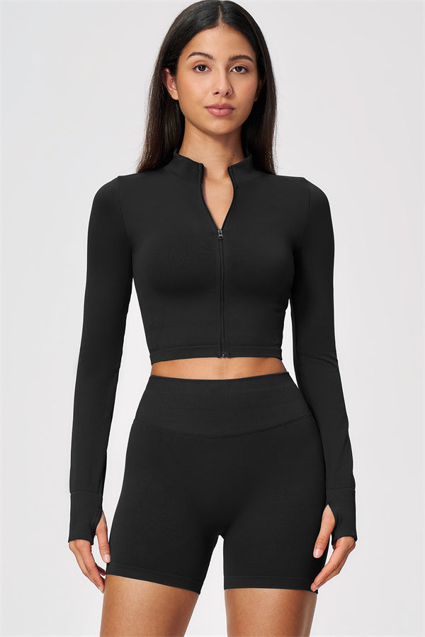 The Wanderlust Cropped Jacket Shorts 2-Piece Set
