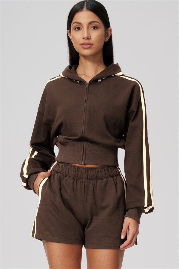 The Tryst Hoodie Shorts 2-Piece Set