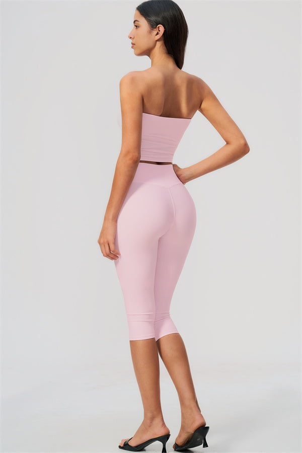 The Flow Motion Tube Top Capri Leggings 2-Piece Set