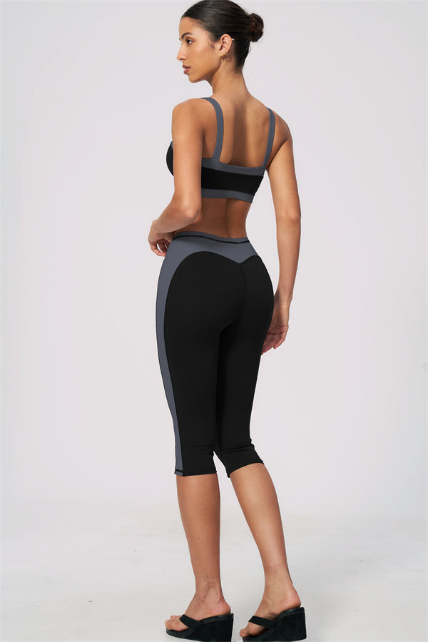 The Sandstone Sports Bra Capri Leggings 2-Piece Set