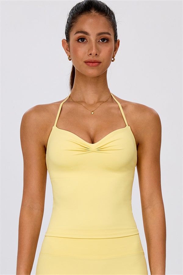The Energize Halter Tank Top