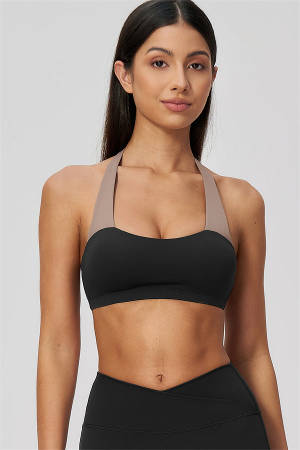 The Soiree Halter Sports Bra