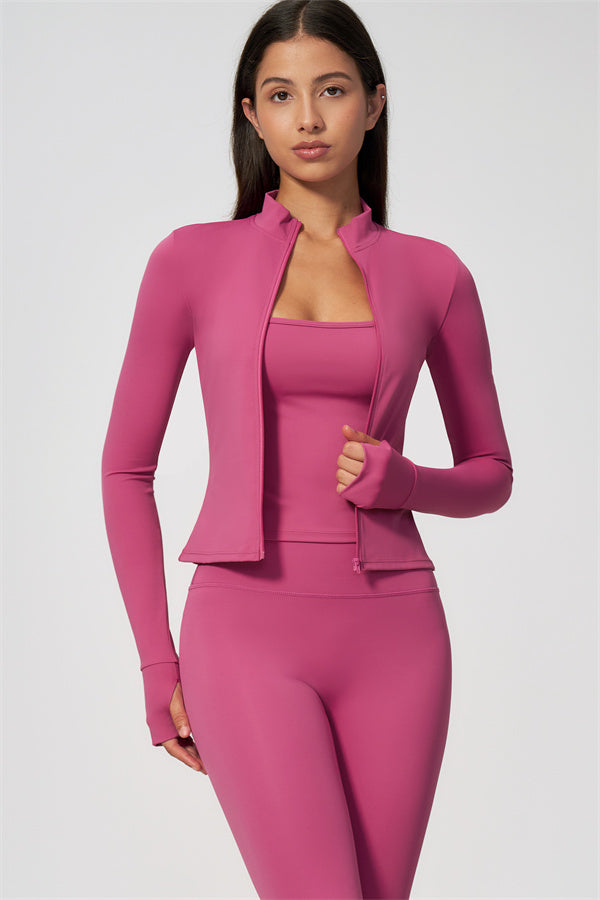 The New BoldFit Jacket Crop Top Leggings 3-Piece Set