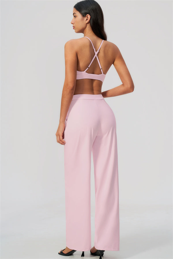 The Flow Motion Sports Bra Straight Leg Pants 2-Piece Set